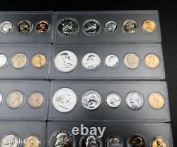 (10) 1959-1964 Proof Sets US Mint Silver Coin Lot Mixed Collection SKU-32