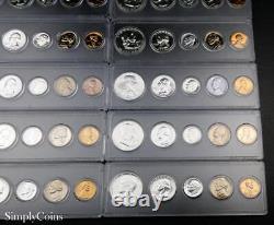 (10) 1959-1964 Proof Sets US Mint Silver Coin Lot Mixed Collection SKU-32