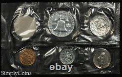 (10) 1960 Proof Set US Mint Original Envelope COA Silver Coin Lot MQ