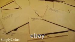 (10) 1964 Proof Set Original Envelope With COA US Mint Silver Coin Lot #2