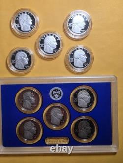 10 Coins US Mint 2025 American Women Silver Proof Quarters Set Clad & Silver %