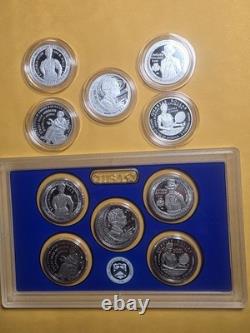 10 Coins US Mint 2025 American Women Silver Proof Quarters Set Clad & Silver %