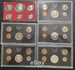 10 Set Lot Proof And Special Mint Sets