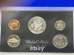 10pc 1968 US Proof Coin sets INCLUDES SILVER 40% Kennedy withOUTER BLUE MINT BOX