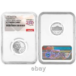 10pc Set 2026-S U. S. Silver Proof NGC PF70UC ER American 250th Anniversary