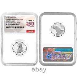 10pc Set 2026-S U. S. Silver Proof NGC PF70UC ER American 250th Anniversary