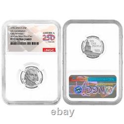 10pc Set 2026-S U. S. Silver Proof NGC PF70UC ER American 250th Anniversary