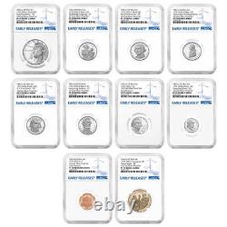 10pc Set 2026-S U. S. Silver Proof NGC PF70UC ER Blue Label