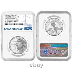 10pc Set 2026-S U. S. Silver Proof NGC PF70UC ER Blue Label