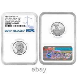 10pc Set 2026-S U. S. Silver Proof NGC PF70UC ER Blue Label