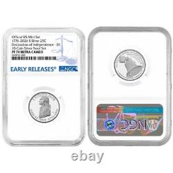 10pc Set 2026-S U. S. Silver Proof NGC PF70UC ER Blue Label