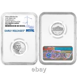 10pc Set 2026-S U. S. Silver Proof NGC PF70UC ER Blue Label
