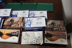 133 1964-2014 Mint, Proof and Silver Proof Sets including 1982-83-85 Souvenier