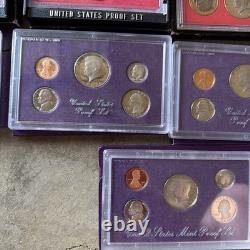 (13) 1979 87 US Mint Proof Sets with 40% Silver Lot of 13