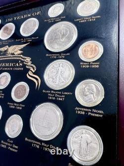 150 Years of America's Most Famous 24 Better/Key Date Coin Set Silver, UNC/BU