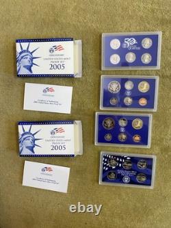 16 Proof Set Lot 1999-2006 S (2/yr) Clean OGP, State Quarters, Sac $, Half, etc