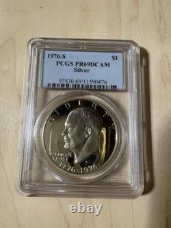 1776-1976 Bicentennial Silver Proof Set Certified PR69DCAM by PCGS