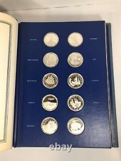 1776-1976 The Fifty-State Bicentennial Medal Collection 50 OZ-Sterling Silver