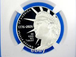 1776-2026 S, 10-Coin Silver Proof Set NGC Pf 70 UCam, FDOI, 250 Prop. Label