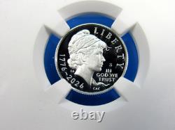 1776-2026 S, 10-Coin Silver Proof Set NGC Pf 70 UCam, FDOI, 250 Prop. Label