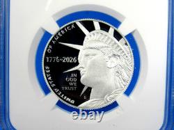 1776-2026 S, 10-Coin Silver Proof Set NGC Pf 70 UCam First Day Issue, 250 Label