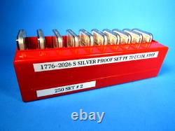 1776-2026 S, 10-Coin Silver Proof Set NGC Pf 70 UCam First Day Issue, 250 Label