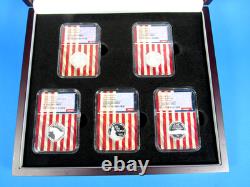 1776-2026 S, 5-Coin, Silver Proof Set, Quarters Only NGC Pf 70 UCam Advance Rel
