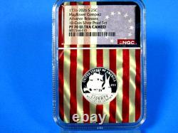 1776-2026 S, 5-Coin, Silver Proof Set, Quarters Only NGC Pf 70 UCam Advance Rel 1776-2026 S, 5-Coin, Silver Proof Set, Quarters Only NGC Pf 70 UCam Advance Rel