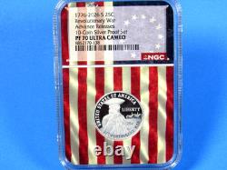 1776-2026 S, 5-Coin, Silver Proof Set, Quarters Only NGC Pf 70 UCam Advance Rel