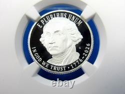 1776-2026 S, 5-Coin, Silver Proof Set, Quarters Only NGC Pf 70 UCam, FDOI, 250