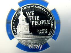 1776-2026 S, 5-Coin, Silver Proof Set, Quarters Only NGC Pf 70 UCam, FDOI, 250