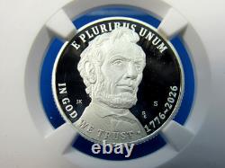1776-2026 S, 5-Coin, Silver Proof Set, Quarters Only NGC Pf 70 UCam, FDOI, 250