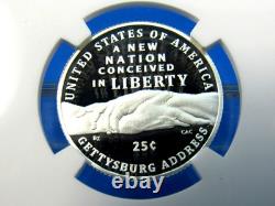 1776-2026 S, 5-Coin, Silver Proof Set, Quarters Only NGC Pf 70 UCam, FDOI, 250