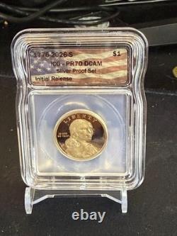 1776-2026-S United States 10-Coin Silver Proof Set PR-70 DCAM ICG IN HAND