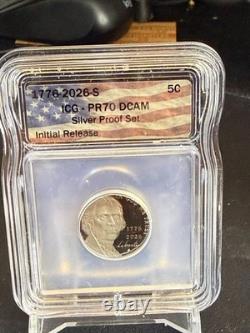 1776-2026-S United States 10-Coin Silver Proof Set PR-70 DCAM ICG IN HAND
