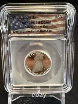 1776-2026-S United States 10-Coin Silver Proof Set PR-70 DCAM ICG IN HAND