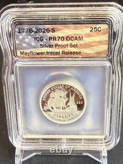 1776-2026-S United States 10-Coin Silver Proof Set PR-70 DCAM ICG IN HAND