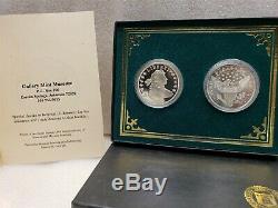 1804 Bust Silver Dollar Set Proof & MS Collectors Gallery Mint Museum Ron Landis