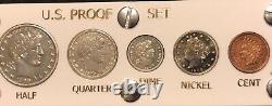1908 Vintage U. S. PROOF Set Choice Proof Coins White Capital Holder