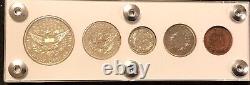 1908 Vintage U. S. PROOF Set Choice Proof Coins White Capital Holder