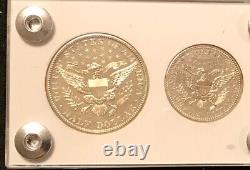 1908 Vintage U. S. PROOF Set Choice Proof Coins White Capital Holder