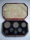 1911 Royal Mint King George V Silver Proof 8 Coin Set Halfcrown To Maundy Penny