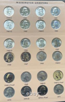 1932-1998 Washington Quarter Set Uncirculated With Proofs & Silver Proofs
