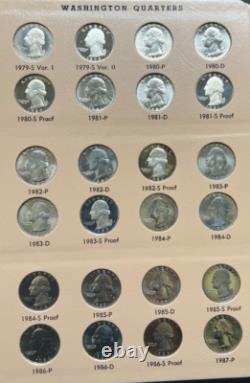 1932-1998 Washington Quarter Set Uncirculated With Proofs & Silver Proofs