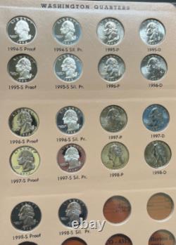 1932-1998 Washington Quarter Set Uncirculated With Proofs & Silver Proofs