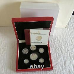 1936 Edward VIII New Strike 6 Coin Silver Proof Pattern Set