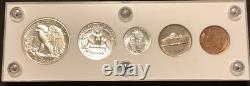 1938 US Mint Silver PROOF Set Gem Coins White Capital Holder