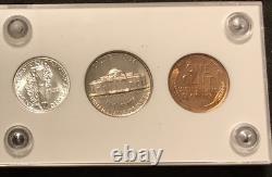 1938 US Mint Silver PROOF Set Gem Coins White Capital Holder