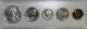 1939 Proof Set Whitman Holder Silver Coins Walking Liberty Mercury Dime Quarter