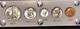 1939 Silver Us Mint Year Set Gem Bu Coins White Capital Holder Display Box